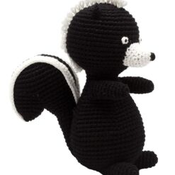 NatureZoo Bamse - Sir Stinkdyr - 18 cm - Sort/Hvid